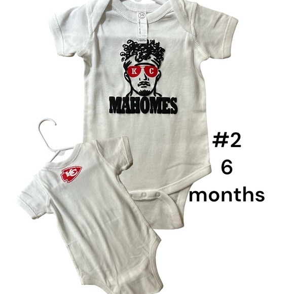 6 months Mahomes onesies - Picture 2 of 5